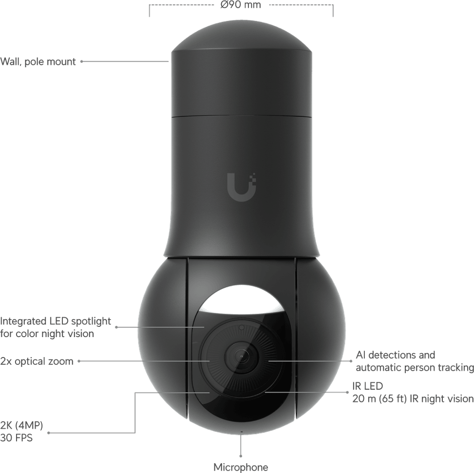 Ubiquiti G5 PTZ – Camera PTZ tout temps UVC-G5-PTZ — image 25