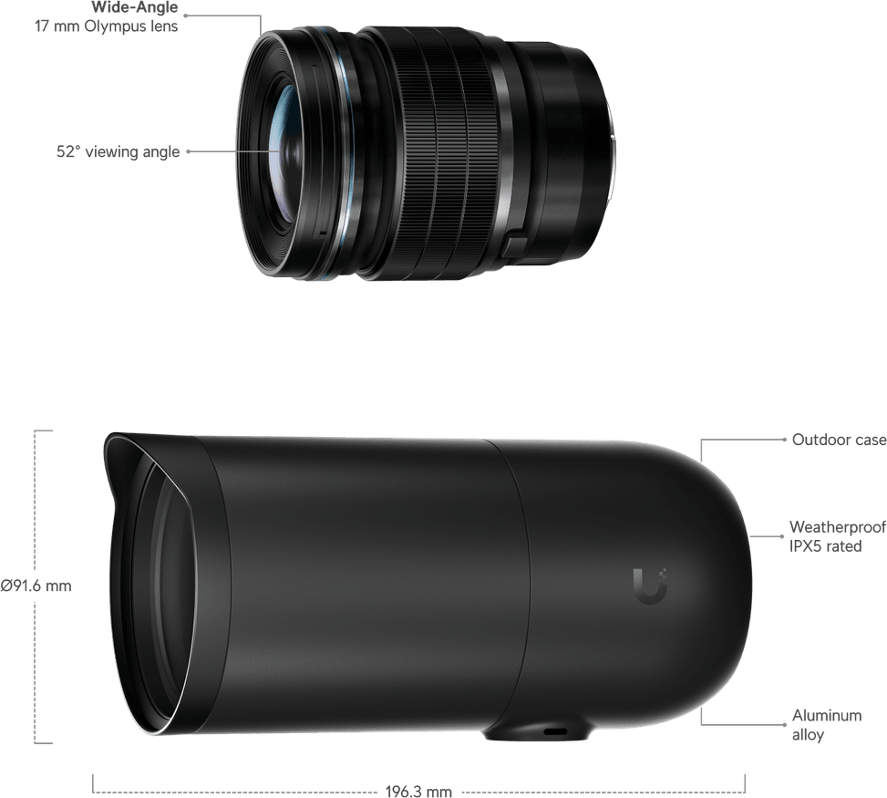 Ubiquiti AI DSLR – Camera AI 4K extérieure/intérieure UVC-AI-DSLR-LD — image 19