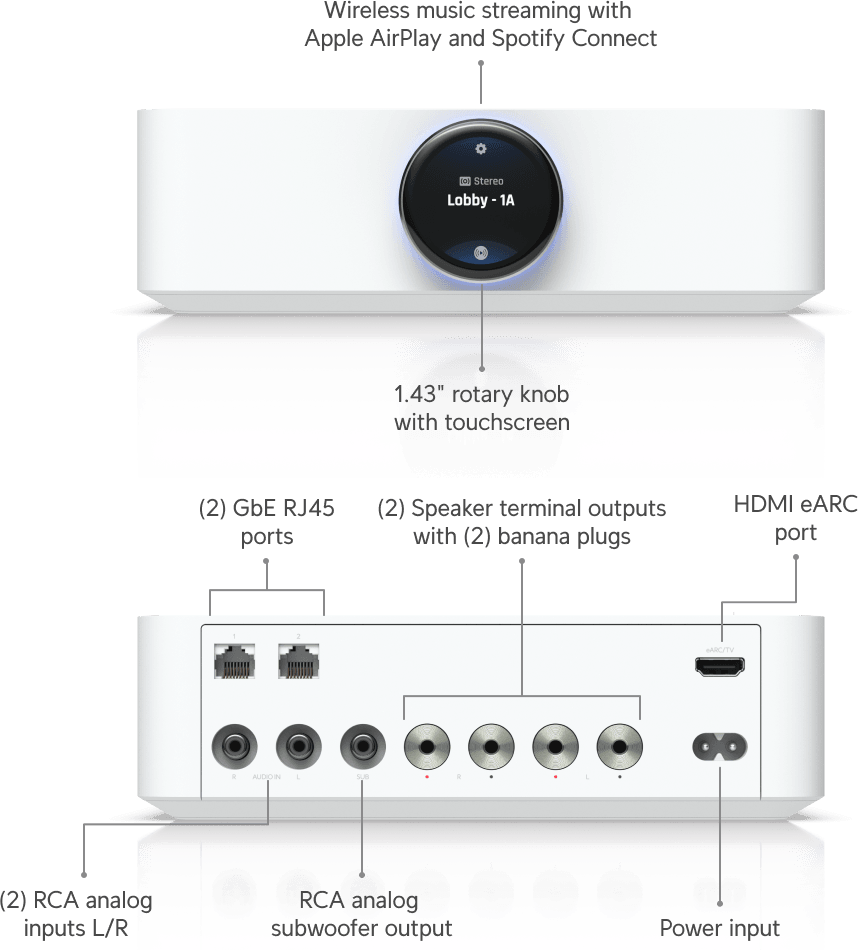 Ubiquiti UniFi PowerAmp – Amplificateur audio premium UPL-Amp-B — image 22