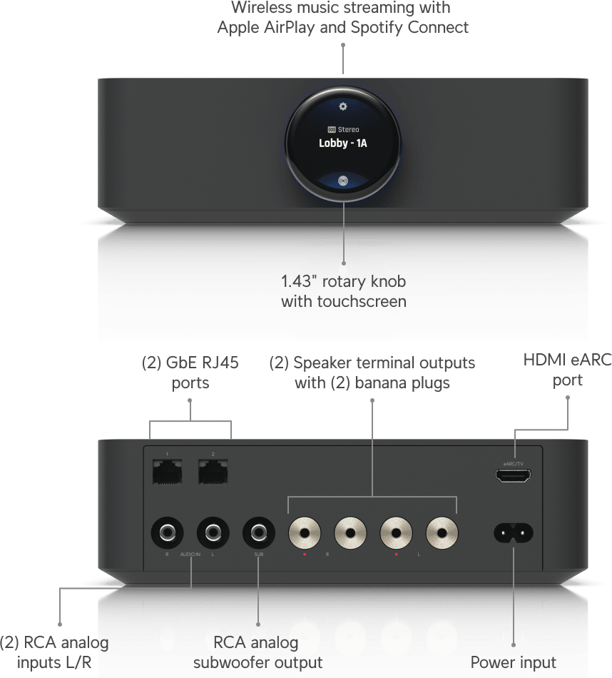 Ubiquiti UniFi PowerAmp – Amplificateur audio premium UPL-Amp-W — image 20