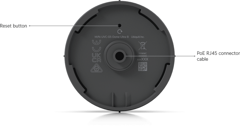 Ubiquiti G5 Dome Ultra – Caméra IP dôme compacte 2K UVC-G5-Dome-Ultra-B — image 25