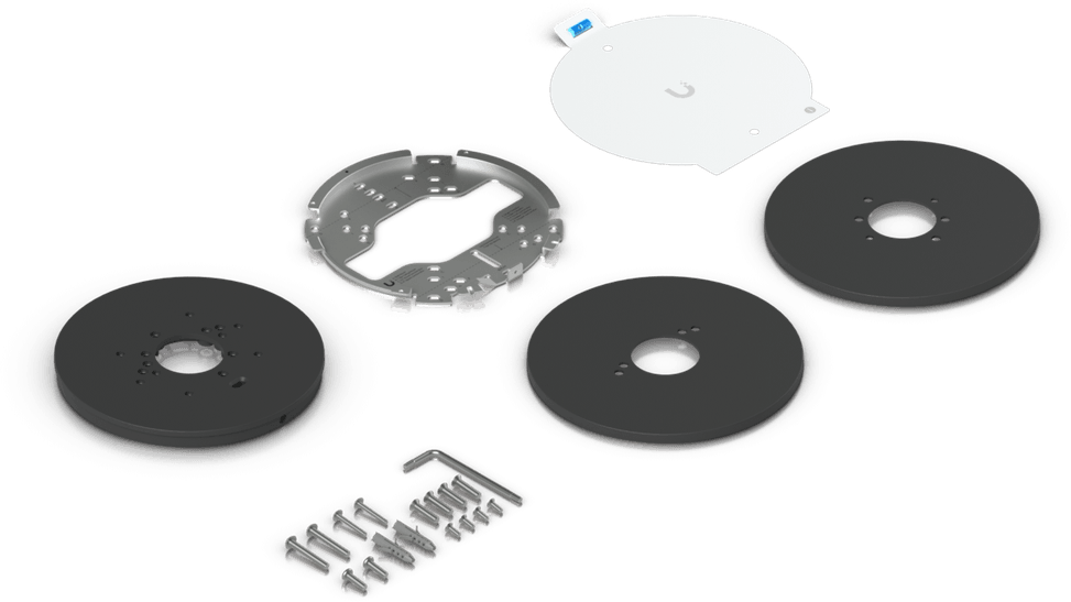 Ubiquiti Gang Box Mounting Plate – Plaque de montage pour caméras UACC-GB-Plate-B — image 1