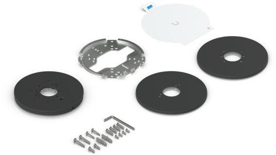 Ubiquiti Gang Box Mounting Plate – Plaque de montage pour caméras UACC-GB-Plate-B