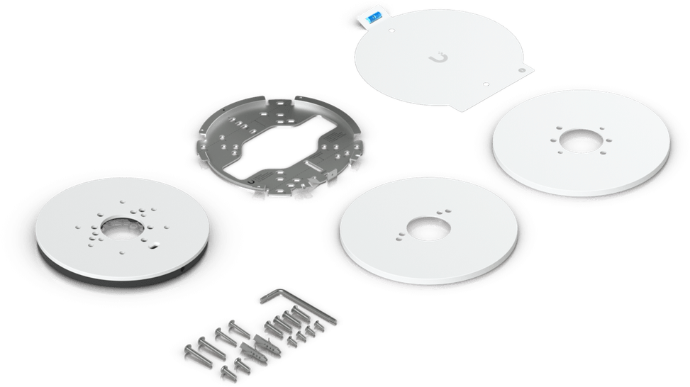 Ubiquiti Gang Box Mounting Plate – Plaque de montage pour caméras UACC-GB-Plate-W — image 2