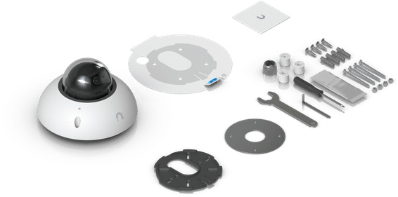 Ubiquiti G6 Dome – Caméra dôme 4K résistante aux intempéries UVC-G6-Dome-W