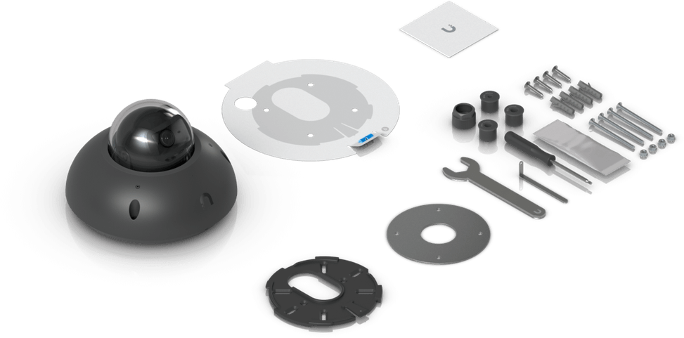 Ubiquiti G6 Dome – Caméra dôme 4K résistante aux intempéries UVC-G6-Dome-W — image 2