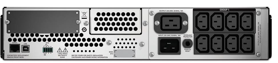 APC Smart-UPS C SMC3000RMI2U Line-Interactive UPS - 2100 W / 3000 VA - 8 C13 outlets + 1 C19 outlet - Rack 2U — image 2