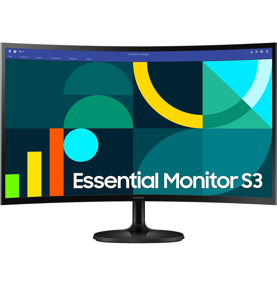 Écran 27" incurvé Gaming Full HD Samsung Essential S3 S36GD (LS27D360GAUXEN)
