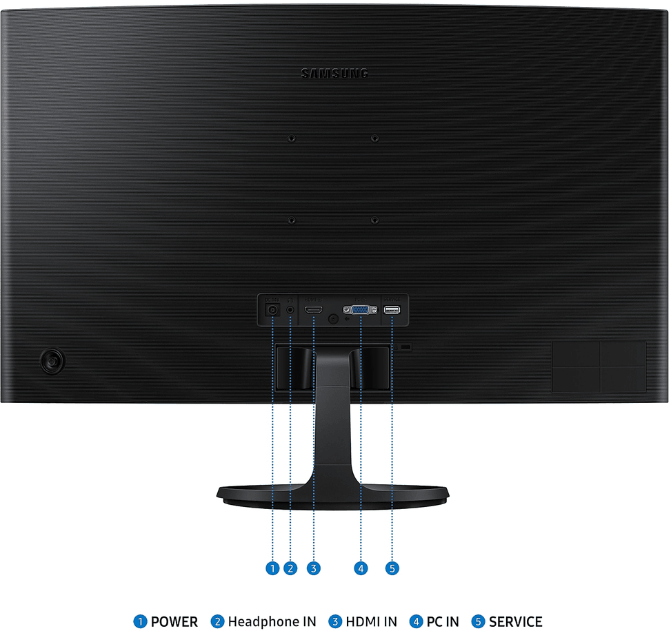 Écran 27" incurvé Gaming Full HD Samsung Essential S3 S36GD (LS27D360GAUXEN) — image 4