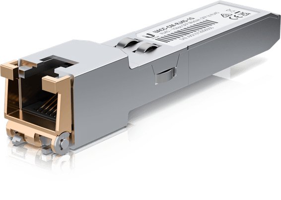 Ubiquiti SFP to RJ45 Adapter – Adaptateur SFP vers RJ45 UACC-CM-RJ45-1G