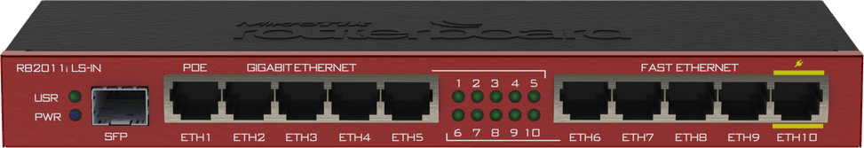 MikroTik RB2011iLS-IN Gigabit Router — image 1