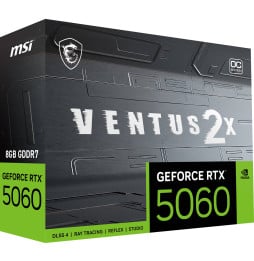 Carte Graphique MSI GeForce RTX 5060 8G VENTUS 2X OC (912-V537-002)