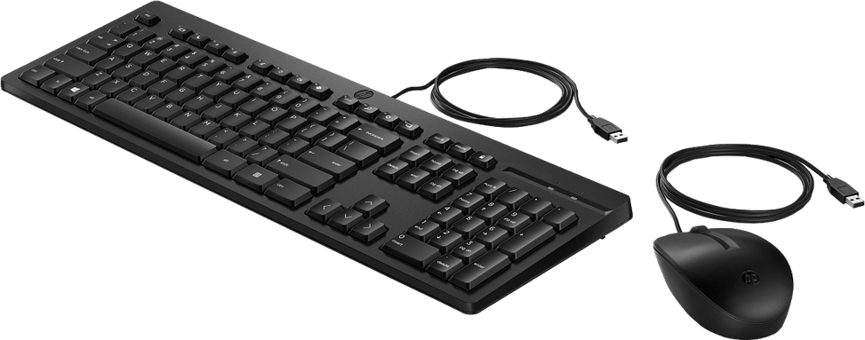Ensemble combiné clavier souris filaires HP 225 G2 - Azerty (AX2Y7AA) — image 2