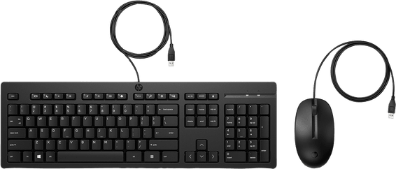 Ensemble combiné clavier souris filaires HP 225 G2 - Azerty (AX2Y7AA)