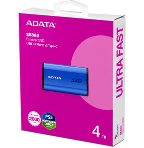 Disque Dur portable SSD ADATA SE880 USB-C - 4To (AELI-SE880-4TCBU)
