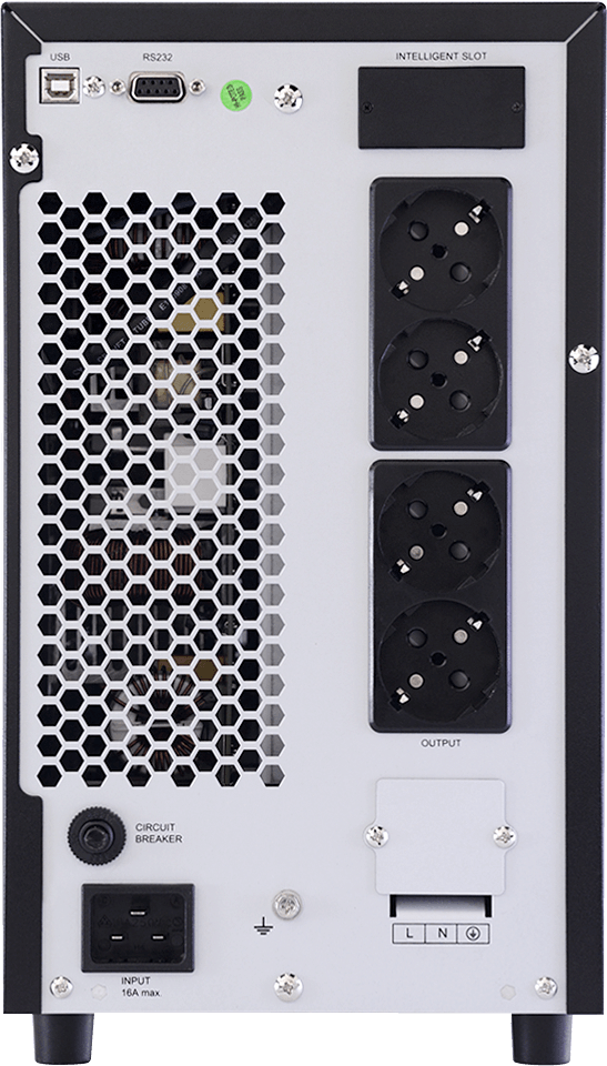جهاز UPS On-line nJoy Aten PRO 3000 - 2700 W / 3000VA - 4 مقابس FR (PWUP-OL300AP-AZ) — صورة 4
