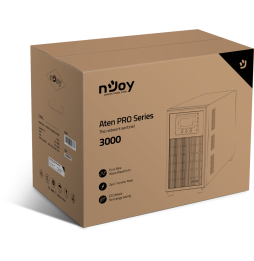 Onduleur On-line nJoy Aten PRO 3000 - 2700 W / 3000VA - 4 prises FR (PWUP-OL300AP-AZ)