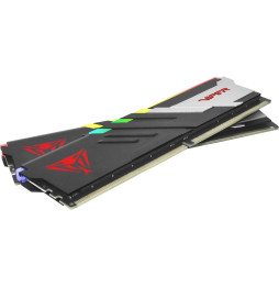 Barrette mémoire Patriot Viper Venom RGB 32GB (16GBx2) U-DIMM DDR5 6000 MHz - Pc Bureau (PVVR532G600C36K)