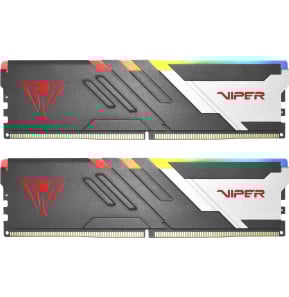 Barrette mémoire Patriot Viper Venom RGB 32GB (16GBx2) U-DIMM DDR5 6000 MHz - Pc Bureau (PVVR532G600C36K)