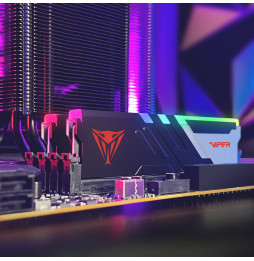Barrette mémoire Patriot Viper Venom RGB 32GB (16GBx2) U-DIMM DDR5 6000 MHz - Pc Bureau (PVVR532G600C36K)