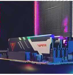 Barrette mémoire Patriot Viper Venom RGB 32GB (16GBx2) U-DIMM DDR5 6000 MHz - Pc Bureau (PVVR532G600C36K)