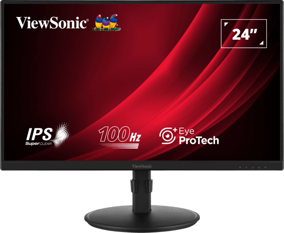 Écran 24" Full HD Viewsonic VG2408 Ergonomic avec USB Hub