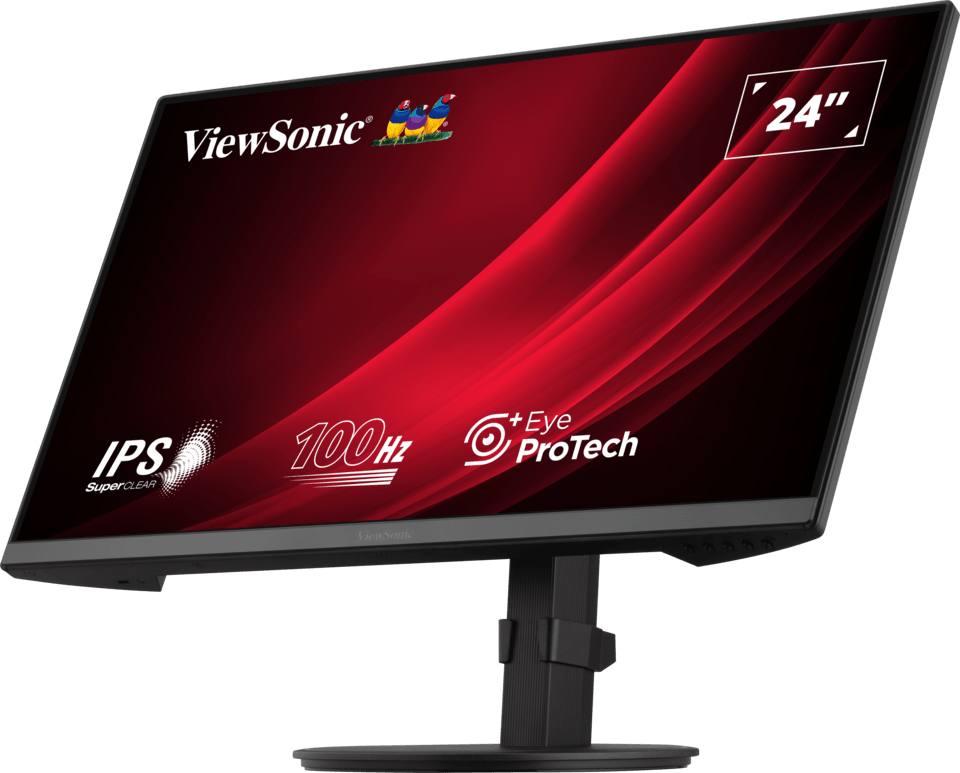 Écran 24" Full HD Viewsonic VG2408 Ergonomic avec USB Hub — image 3