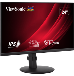 Écran 24" Full HD Viewsonic VG2408 Ergonomic avec USB Hub