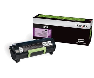 Cartouche de toner Noir Lexmark 605 - 2 500 pages