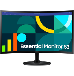 Écran 24" incurvé Full HD Samsung Essential S3 S36GD (LS24D360GAUXEN)