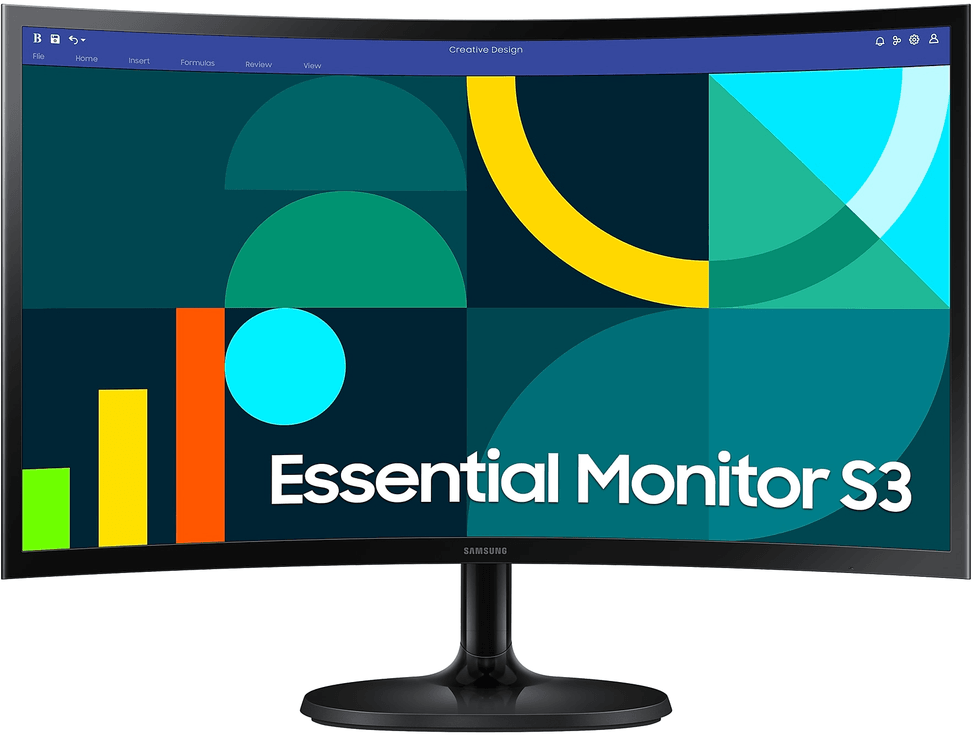 Samsung Essential S3 S36GD 24" Full HD Curved Monitor (LS24D360GAUXEN) — image 1