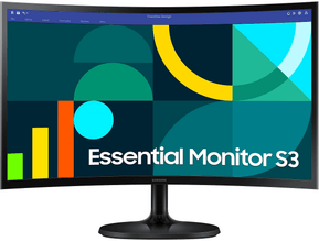Samsung Essential S3 S36GD 24" Full HD Curved Monitor (LS24D360GAUXEN)