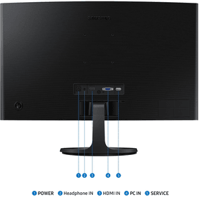 Écran 24" incurvé Full HD Samsung Essential S3 S36GD (LS24D360GAUXEN) — image 6