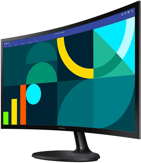 Écran 24" incurvé Full HD Samsung Essential S3 S36GD (LS24D360GAUXEN) — image 2