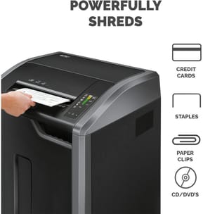 Destructeur Fellowes Powershred® 425Ci — Sécurité P-4 · 114 L · 32 feuilles/passage — image 6