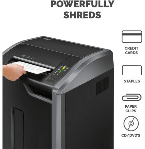 Destructeur Fellowes Powershred® 425Ci — Sécurité P-4 · 114 L · 32 feuilles/passage