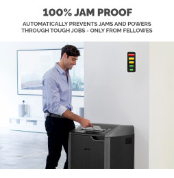 Destructeur Fellowes Powershred® 425Ci — Sécurité P-4 · 114 L · 32 feuilles/passage