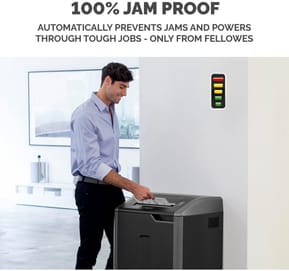Destructeur Fellowes Powershred® 425Ci — Sécurité P-4 · 114 L · 32 feuilles/passage — image 8