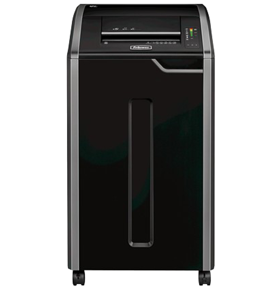 Destructeur Fellowes Powershred® 425Ci — Sécurité P-4 · 114 L · 32 feuilles/passage