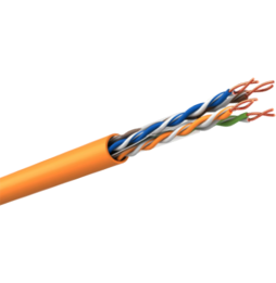 Câble D-LINK CAT 6 UTP  24 AWG - Vente par bobine de 305 mètres (NCB-C6UORGR-305-24)