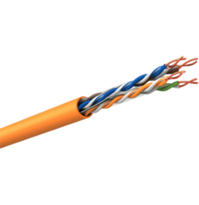 Câble D-LINK CAT 6 UTP  24 AWG - Vente par bobine de 305 mètres (NCB-C6UORGR-305-24)