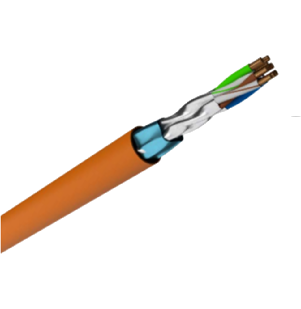 Câble D-LINK F/ FTP CAT6A LSZH - Vente par bobine de 305 mètres (NCB-6AFFORGR-305-24)