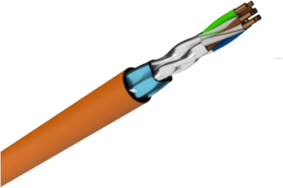 Câble D-LINK F/ FTP CAT6A LSZH - Vente par bobine de 305 mètres (NCB-6AFFORGR-305-24)