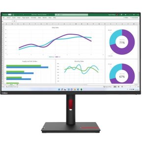Écran Plat 32" Lenovo ThinkVision T32h-30 QHD (63D3GAT1EU)