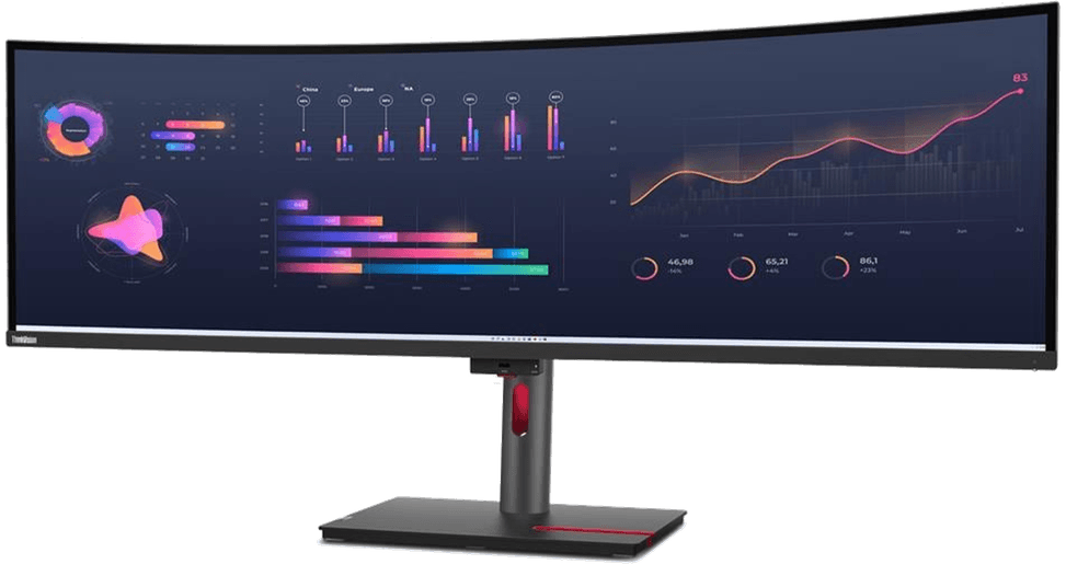 Écran incurvé 49" Lenovo ThinkVision P49w-30 5K DQHD (63DBRAT1EU) — image 3
