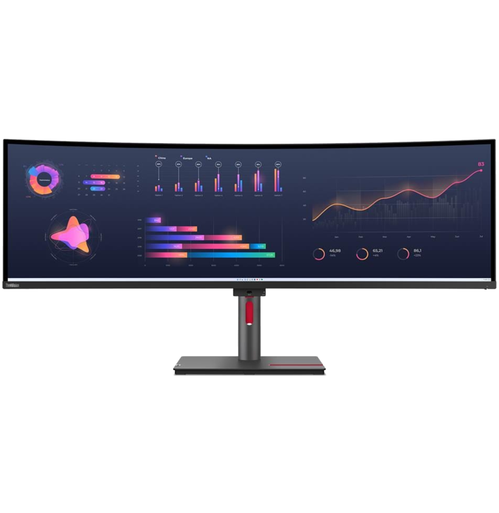 Écran incurvé 49" Lenovo ThinkVision P49w-30 5K DQHD (63DBRAT1EU)