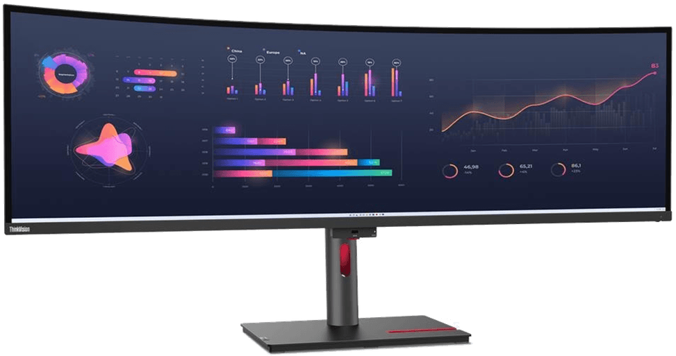 Écran incurvé 49" Lenovo ThinkVision P49w-30 5K DQHD (63DBRAT1EU) — image 2