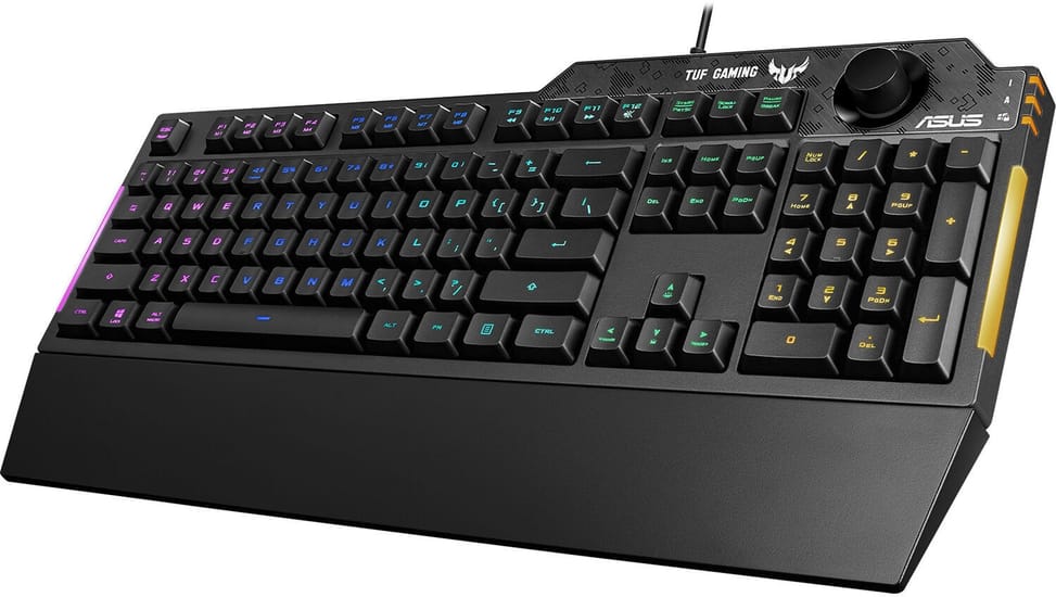 Clavier gaming Asus TUF K1 avec rétroéclairage RGB Aura Sync - Français (Azerty) (90MP01X0-BKFA00) — image 4