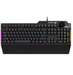 Clavier gaming Asus TUF K1 avec rétroéclairage RGB Aura Sync - Français (Azerty) (90MP01X0-BKFA00)