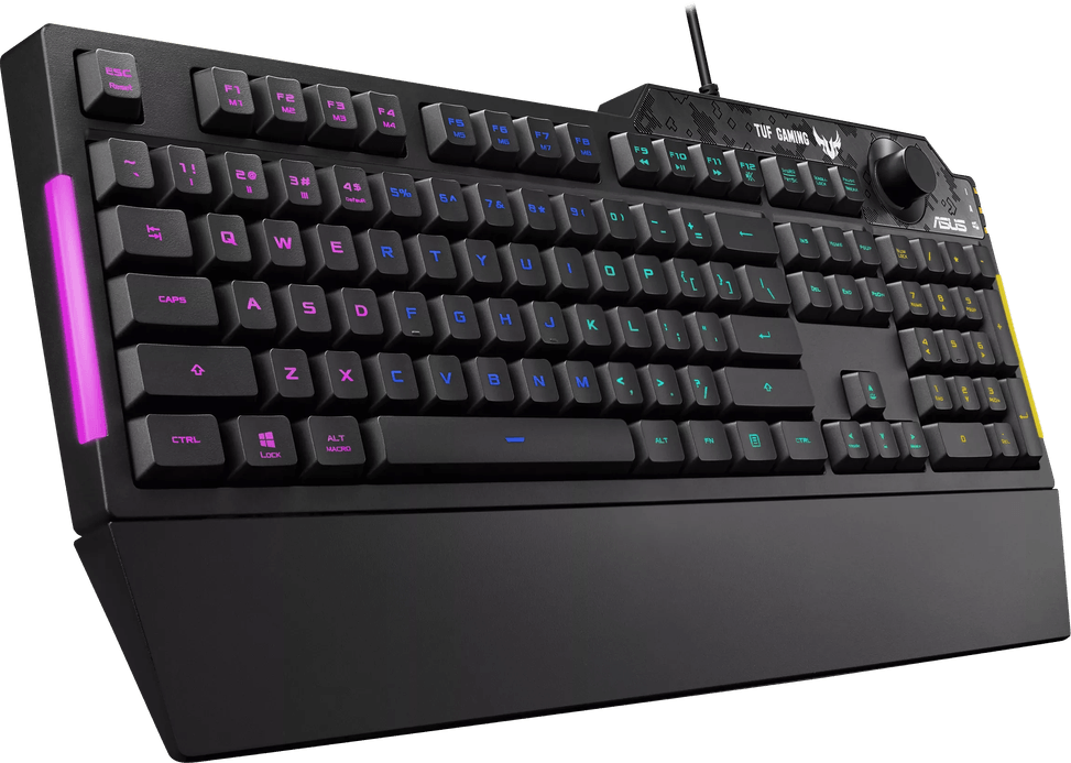 Clavier gaming Asus TUF K1 avec rétroéclairage RGB Aura Sync - Français (Azerty) (90MP01X0-BKFA00) — image 3